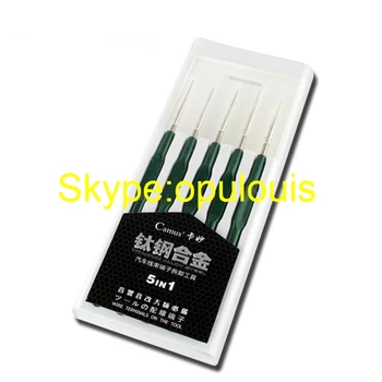 Automotive wiring harness terminal removal tools car sound maintenance Navigation tail wire harness CD tools for car radio 5pcs
Automotive wiring harness terminal removal tools car sound maintenance Navigation tail wire harness CD tools for car radio 5pcs