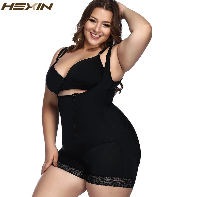 HEXIN Plus Size 6XL Waist Slimming Shaper Lace Underwear Zipper and Hooks Body Shaper Shapewear Women Full Body Bodysuit
HEXIN Plus Size 6XL Waist Slimming Shaper Lace Underwear Zipper and Hooks Body Shaper Shapewear Women Full Body Bodysuit