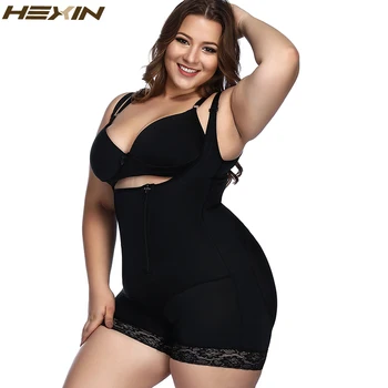 HEXIN Plus Size 6XL Waist Slimming Shaper Lace Underwear Zipper and Hooks Body Shaper Shapewear Women Full Body Bodysuit
HEXIN Plus Size 6XL Waist Slimming Shaper Lace Underwear Zipper and Hooks Body Shaper Shapewear Women Full Body Bodysuit