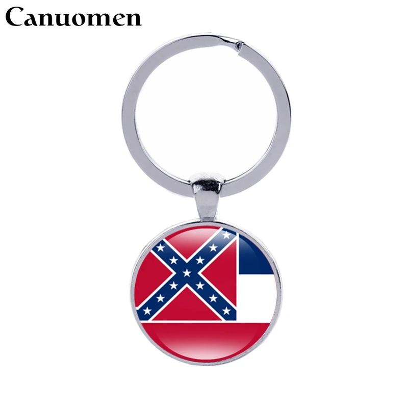 Canuomen Mississippi State Flag Keychain Montana Missouri America 50 States Glass Cabochon Car Key Accessories Women Gift
Canuomen Mississippi State Flag Keychain Montana Missouri America 50 States Glass Cabochon Car Key Accessories Women Gift