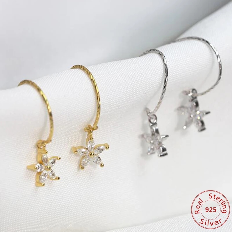 Top Quality 925 Sterling Silver Drop Earrings Ethnic Style Fashion Polygon Five-pointed Star Shape Ear Hook Earrings Birthday
Top Quality 925 Sterling Silver Drop Earrings Ethnic Style Fashion Polygon Five-pointed Star Shape Ear Hook Earrings Birthday