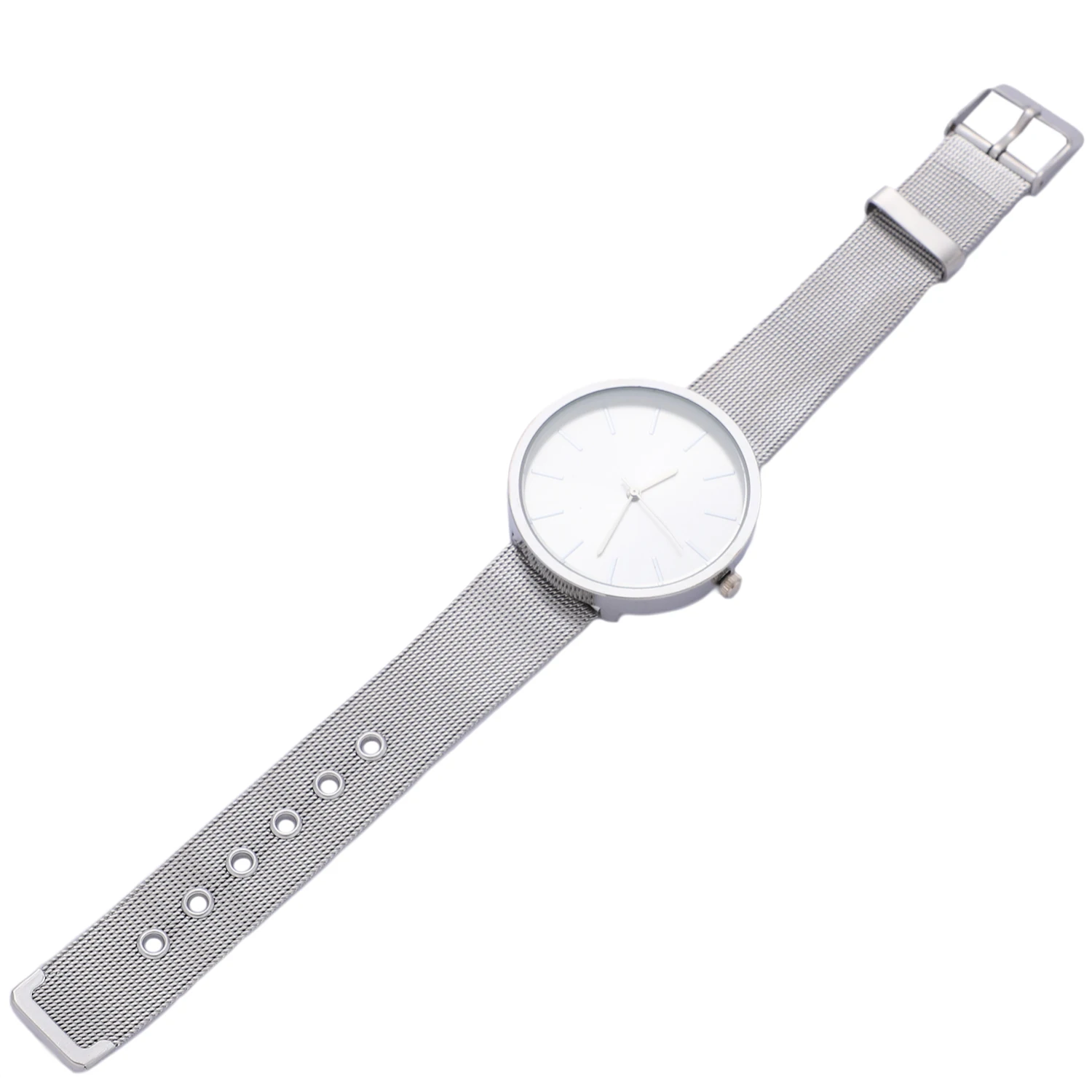 VANSVAR Brand Fashion Mesh Band Wrist Watch Casual Women Quartz Watches Gift, silver
VANSVAR Brand Fashion Mesh Band Wrist Watch Casual Women Quartz Watches Gift, silver