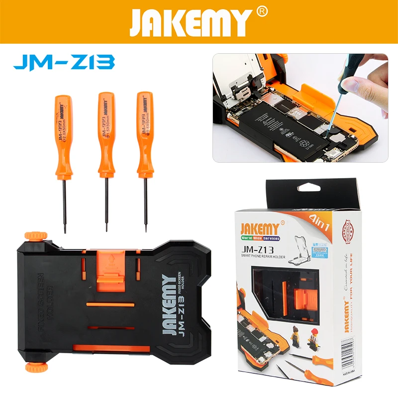 JAKEMY JM-Z13 Adjustable Fixed Screen Repair Holder for iPhone 6s 6 Plus Teardown Work Fixture PCB Holder Clamp 4.5-5.5 Inch
JAKEMY JM-Z13 Adjustable Fixed Screen Repair Holder for iPhone 6s 6 Plus Teardown Work Fixture PCB Holder Clamp 4.5-5.5 Inch