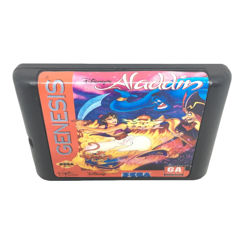 Aladdin 16 bit Game Card Game Cartridge for Sega Mega Drive / Genesis System EUR/USA Shell
Aladdin 16 bit Game Card Game Cartridge for Sega Mega Drive / Genesis System EUR/USA Shell