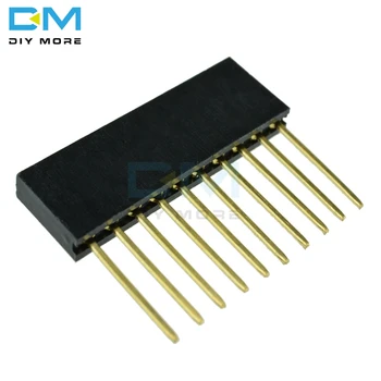 10pcs 10 Pin Pitch 2.54mm Stackable Long Legs Female Header For Arduino Shield 11mm Length Female Single-Row Straight DIY KIT
10pcs 10 Pin Pitch 2.54mm Stackable Long Legs Female Header For Arduino Shield 11mm Length Female Single-Row Straight DIY KIT