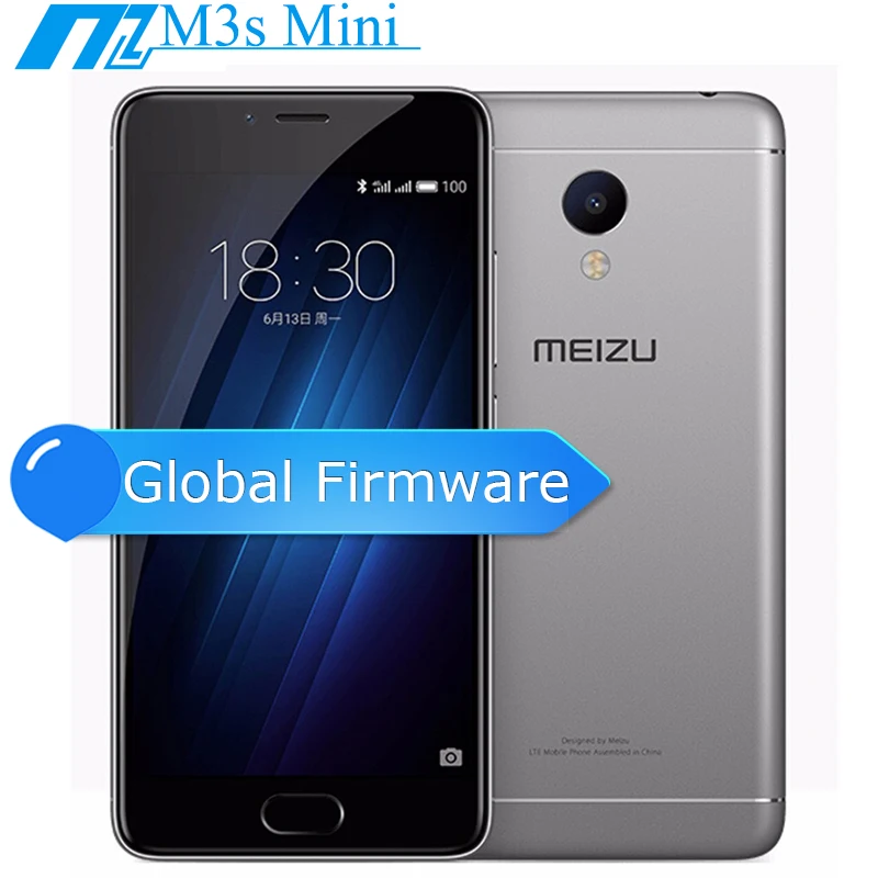 

Original Meizu M3S Mini 2GB RAM 16GB ROM 4G LTE Cell Phone 5.0" 2.5D Glass MT6750 Octa Core 13.0MP 3020mAh GPS Fingerprint ID