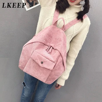 Vintage Women Backpack Solid Large Capacity Backpack Simple Literary Corduroy Bag Students School Backpack Female 2019 New
Vintage Women Backpack Solid Large Capacity Backpack Simple Literary Corduroy Bag Students School Backpack Female 2019 New