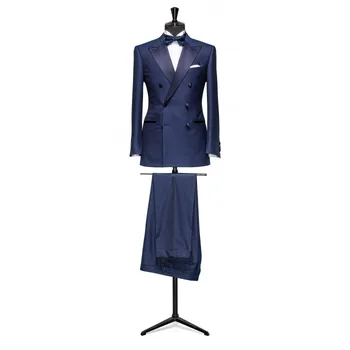 Latest Coat Pant Designs Navy Blue Wedding Prom Party Suits For Men Double Breasted Blazer 2 Piece Slim Fit Groom Tuxedos terno
Latest Coat Pant Designs Navy Blue Wedding Prom Party Suits For Men Double Breasted Blazer 2 Piece Slim Fit Groom Tuxedos terno