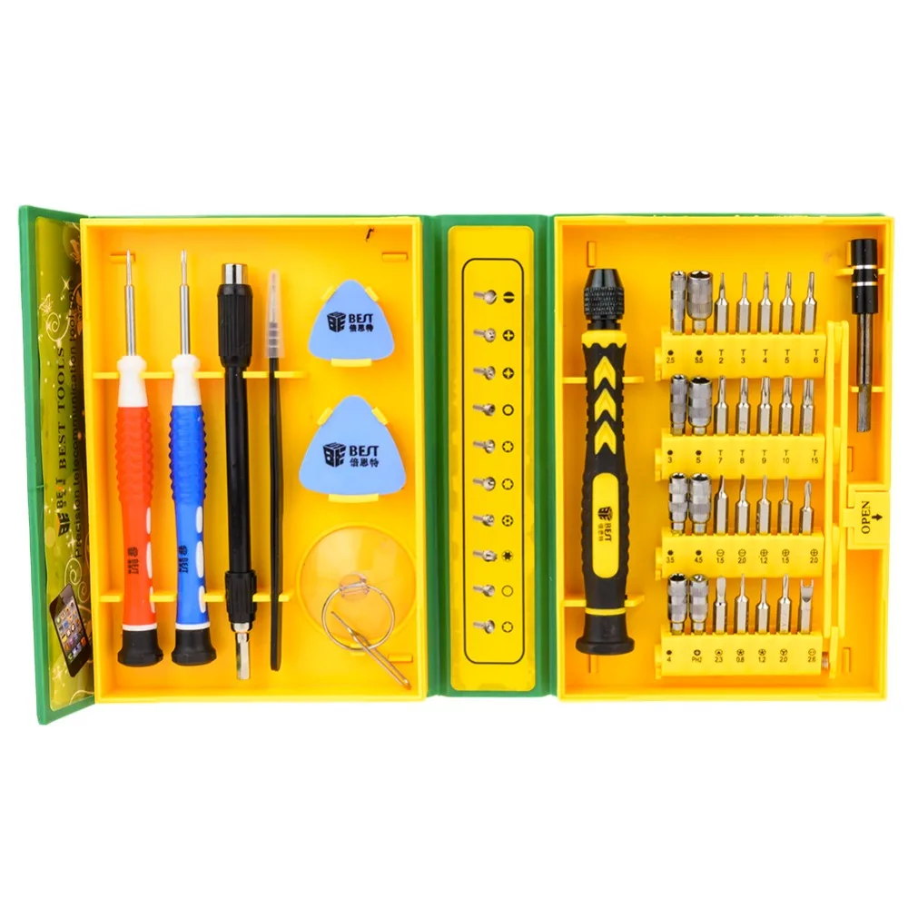 38 in 1 Hardware Magnetic Opening Repair Tool Kits Versatile Precision Maintenance Tools For iPhone IPad Laptop Tablet PC Watch |