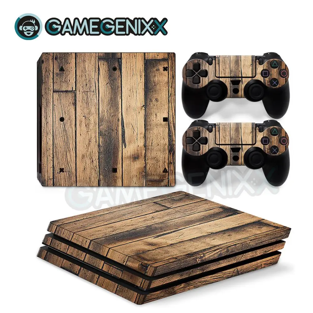 GAMEGENIXX Skin Sticker Protective Decal Removable Cover for PS4 Pro Console and 2 Controllers - Wood Grain
GAMEGENIXX Skin Sticker Protective Decal Removable Cover for PS4 Pro Console and 2 Controllers - Wood Grain