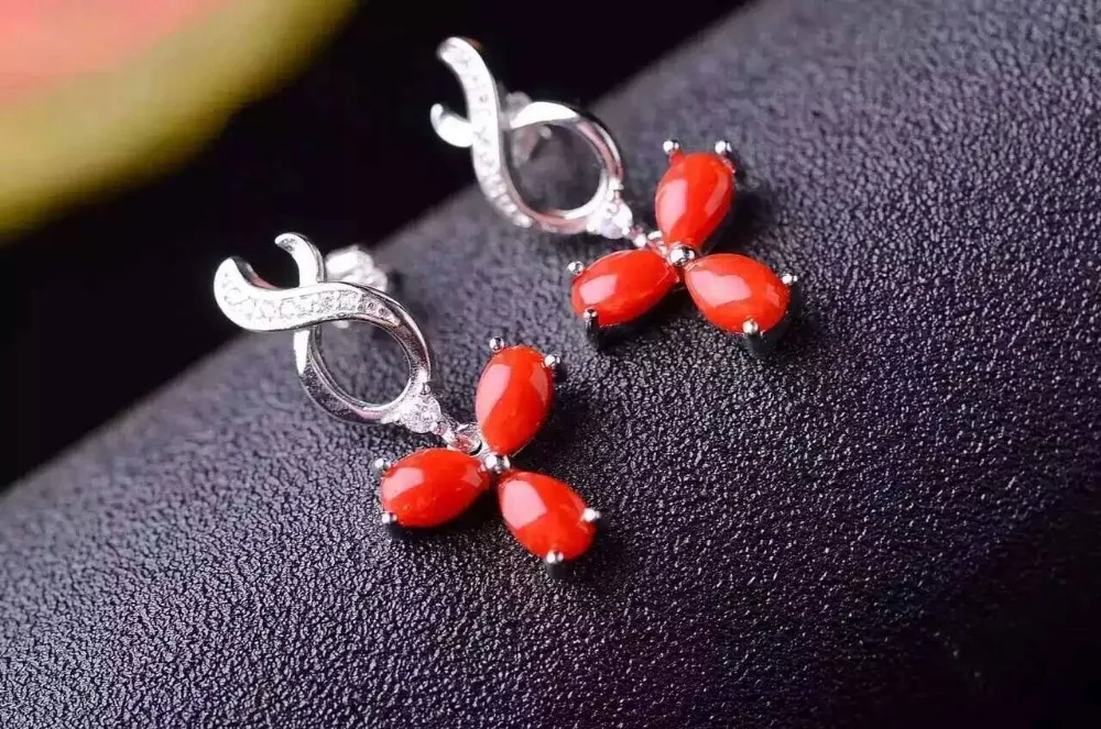 natural red coral drop earrings 925 silver Natural gemstone drop earring for women personality fashion party fine drop Earrings
natural red coral drop earrings 925 silver Natural gemstone drop earring for women personality fashion party fine drop Earrings