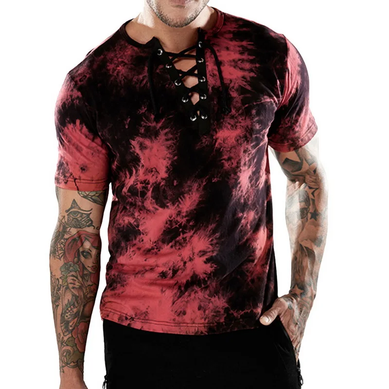 MJARTORIA Mens Summer Short Sleeve V-neck Shirts Tops Fashion Personality Print Lace Up Casual Slim Fit Breathable Cotton Blouse
MJARTORIA Mens Summer Short Sleeve V-neck Shirts Tops Fashion Personality Print Lace Up Casual Slim Fit Breathable Cotton Blouse