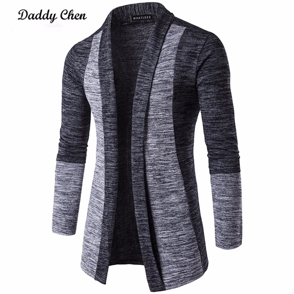 Daddy Chen Casual Men Jacket Coat Patchwork Long Sleeve Men Trench Autumn Cotton Homme Fashion Gray Open Stitch Coat Outerwear
Daddy Chen Casual Men Jacket Coat Patchwork Long Sleeve Men Trench Autumn Cotton Homme Fashion Gray Open Stitch Coat Outerwear