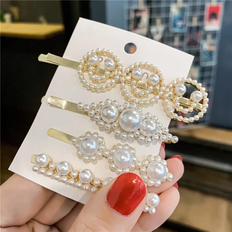 Elegant Pearl Hair Clip for Women barrette Fashion Style Charm Gold Metal Crystal Smiley Face Hairpin HairpinHair Jewelry Gifts
Elegant Pearl Hair Clip for Women barrette Fashion Style Charm Gold Metal Crystal Smiley Face Hairpin HairpinHair Jewelry Gifts