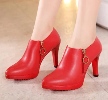 New Fashion Hot Increase Height Side Zipper Deep Mouth Pointed High Heels Sexy Skin-friendly Casual Shoes Wedding Shoes Women
New Fashion Hot Increase Height Side Zipper Deep Mouth Pointed High Heels Sexy Skin-friendly Casual Shoes Wedding Shoes Women