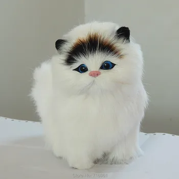 Handmade Real Animal Fur and Hair Emulational Animal Toy Vocal Cat Simulation Artwork Cat Artware for Home Car Decorations
Handmade Real Animal Fur and Hair Emulational Animal Toy Vocal Cat Simulation Artwork Cat Artware for Home Car Decorations