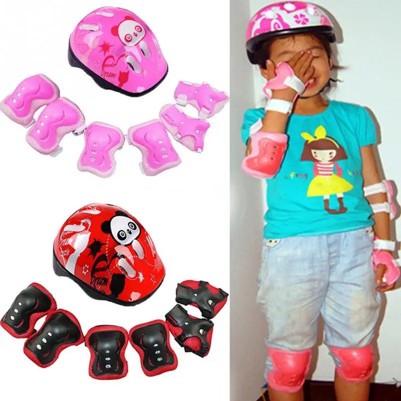 7Pcs/set Kids Skating Cycling Helmet Guard Elbow Knee Wrist Pads Children Bicycle Helmet Protection Safety Guard Cycling Pad
7Pcs/set Kids Skating Cycling Helmet Guard Elbow Knee Wrist Pads Children Bicycle Helmet Protection Safety Guard Cycling Pad
