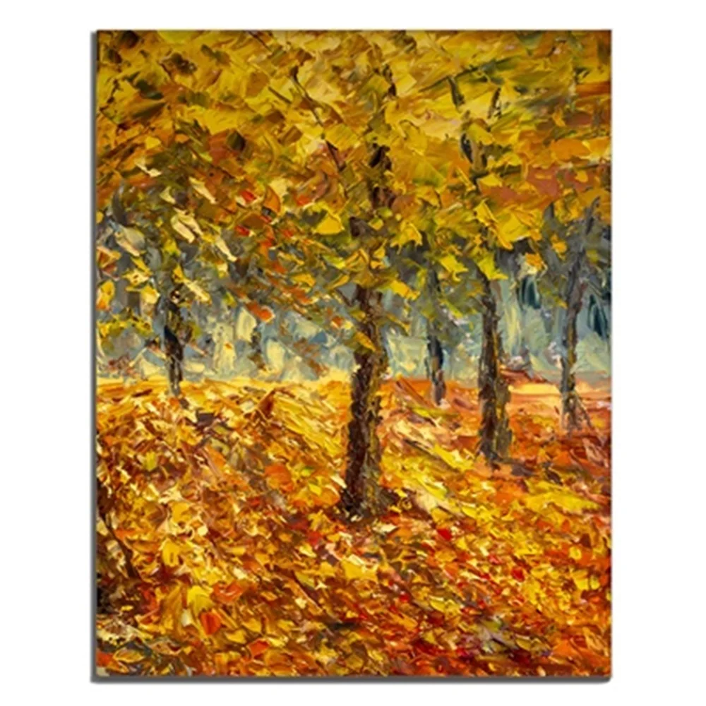 Autumn Yellow Trees Landscape Abstract Oil Painting Canvas Modern Wall Artwork for Home Living Room Wedding Decoration No Frame
Autumn Yellow Trees Landscape Abstract Oil Painting Canvas Modern Wall Artwork for Home Living Room Wedding Decoration No Frame