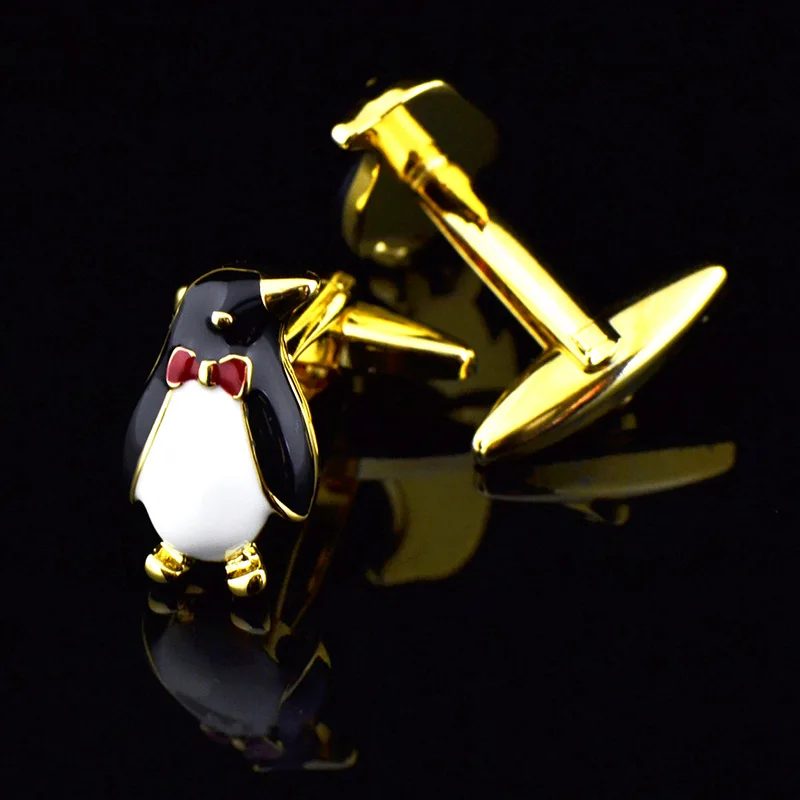 JHSL Brand Fashion Men's Jewelry Gold Color Copper Men Penguin Cufflinks for Shirt Party Gift
JHSL Brand Fashion Men's Jewelry Gold Color Copper Men Penguin Cufflinks for Shirt Party Gift