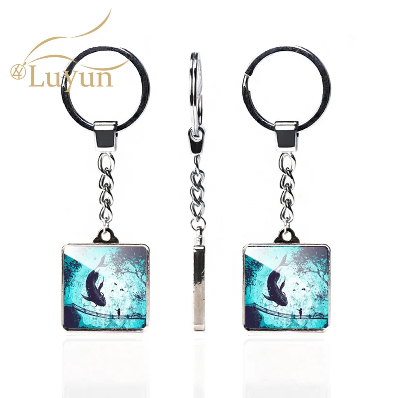 Luyun Landscape Oil Painting Pattern Double Keychain Square Crystal Glass Keychain Cute Couple Keychain Wholesale
Luyun Landscape Oil Painting Pattern Double Keychain Square Crystal Glass Keychain Cute Couple Keychain Wholesale