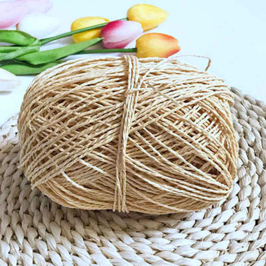 100g/ball Raffia Yarn Kintting Paper Straw Yarn for Crocheting Hat Fancy Yarn Flower Packing Summer Fashion Handmade Material
100g/ball Raffia Yarn Kintting Paper Straw Yarn for Crocheting Hat Fancy Yarn Flower Packing Summer Fashion Handmade Material