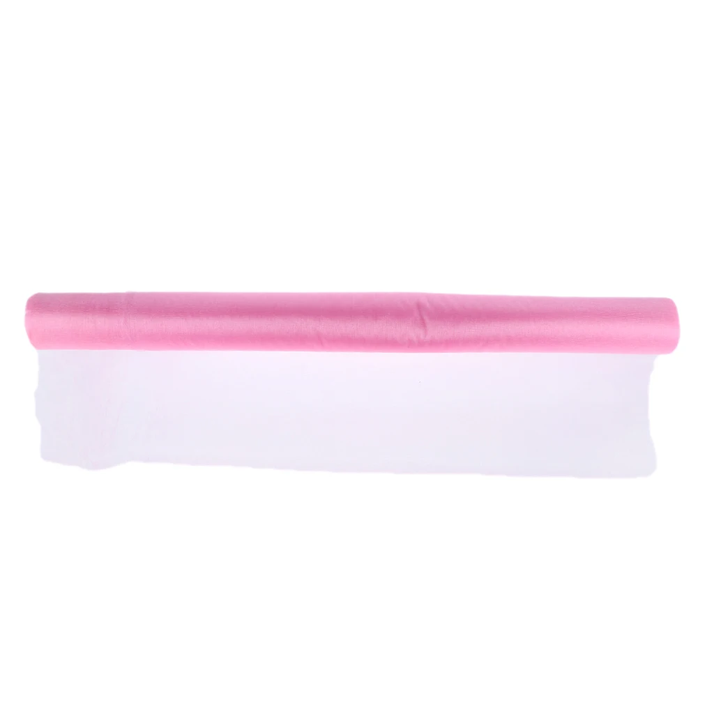 55 Yards Tulle Roll Spool Wedding Prom Fabric Bouquet Chair Sash Car Flower Tutu Gift Packaging Venue Decor Craft 72cm