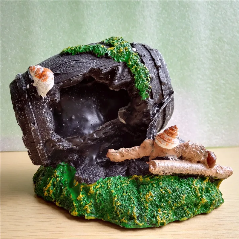 14*9.5*9cm Artificial Resin Barrel Aquarium Decoration Fish Tank Ornament Fish Cave Fish Hiding Cave House Shrimp Home
14*9.5*9cm Artificial Resin Barrel Aquarium Decoration Fish Tank Ornament Fish Cave Fish Hiding Cave House Shrimp Home