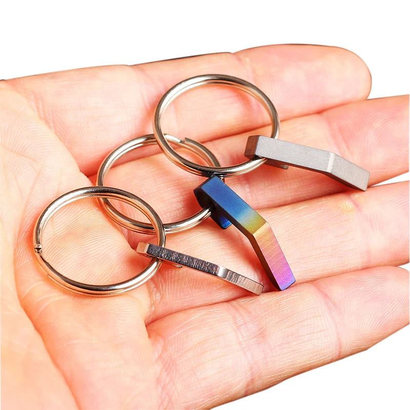 Portable Lightweight Pocket Compact Stainless Steel Titanium Alloy EDC Tool Mini Bottle Opener Keychain Tools Outdoor Camping
Portable Lightweight Pocket Compact Stainless Steel Titanium Alloy EDC Tool Mini Bottle Opener Keychain Tools Outdoor Camping