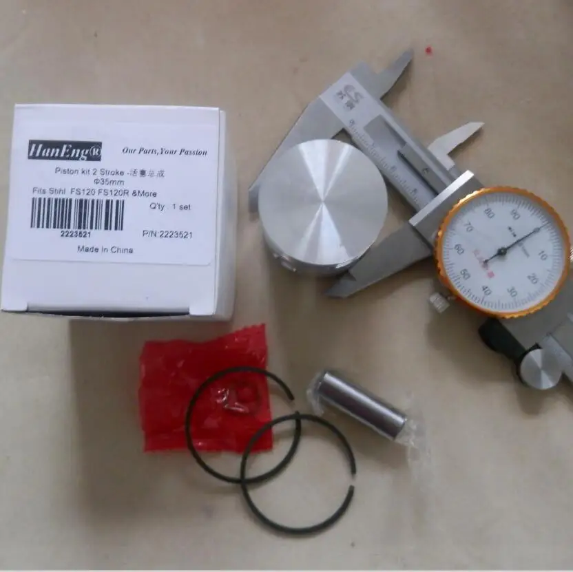 35MM PISTON KIT FITS STIHL FS120 FS120R 2 STROKE STRIMMER CYLINDER ASSEMBLY KOLBEN RING PIN CLIPS P/N 4134 030 2011
35MM PISTON KIT FITS STIHL FS120 FS120R 2 STROKE STRIMMER CYLINDER ASSEMBLY KOLBEN RING PIN CLIPS P/N 4134 030 2011
