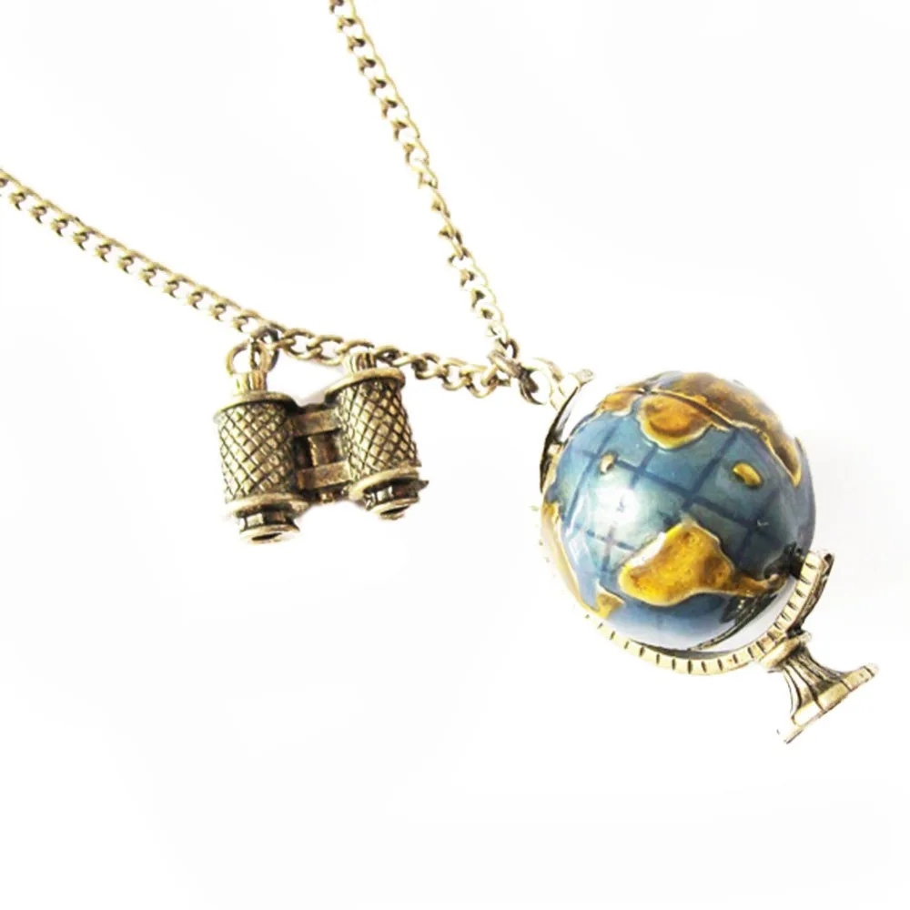Vintage Jewelry Globe Telescope Alloy long Pendant Necklace for Women Retro Sweater Chain 2016 Fashion
Vintage Jewelry Globe Telescope Alloy long Pendant Necklace for Women Retro Sweater Chain 2016 Fashion