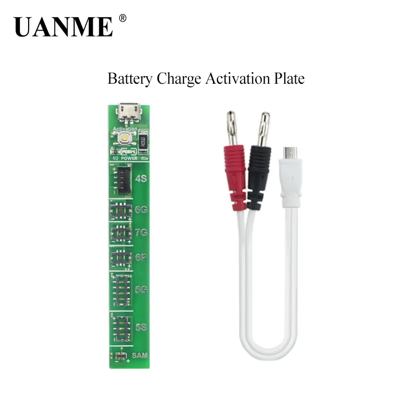 UANME Cellphone Battery Charge Activation Board Plate with DC Power Cable For iPhone 4S 5 5C 5S 6 6S Plus 7G 7plus / Samsung
UANME Cellphone Battery Charge Activation Board Plate with DC Power Cable For iPhone 4S 5 5C 5S 6 6S Plus 7G 7plus / Samsung