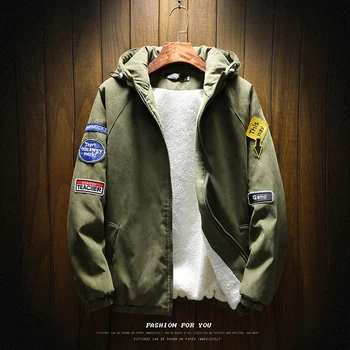 XingDeng Men Thick Warm Winter Vintage Bomber Air Jacket Zipper Epaulet Pocket Hat Windbreaker Fashion top Coat plus S-5XL
XingDeng Men Thick Warm Winter Vintage Bomber Air Jacket Zipper Epaulet Pocket Hat Windbreaker Fashion top Coat plus S-5XL