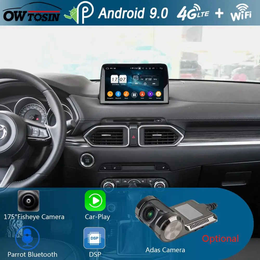 9" IPS Android 9.0 8Core 4G+64G Car Multimedia Player For Mazda CX-5 CX5 CX 5 2016 2017 2018 2019 Parrot BT GPS Navigation Radio
9" IPS Android 9.0 8Core 4G+64G Car Multimedia Player For Mazda CX-5 CX5 CX 5 2016 2017 2018 2019 Parrot BT GPS Navigation Radio