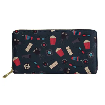 THIKIN Fashion Movie Popcorn Cartoon Print Zipper Ladies Clutch Holder Cash Purse PU leather Long Wallets Custom Images Coin B
THIKIN Fashion Movie Popcorn Cartoon Print Zipper Ladies Clutch Holder Cash Purse PU leather Long Wallets Custom Images Coin B