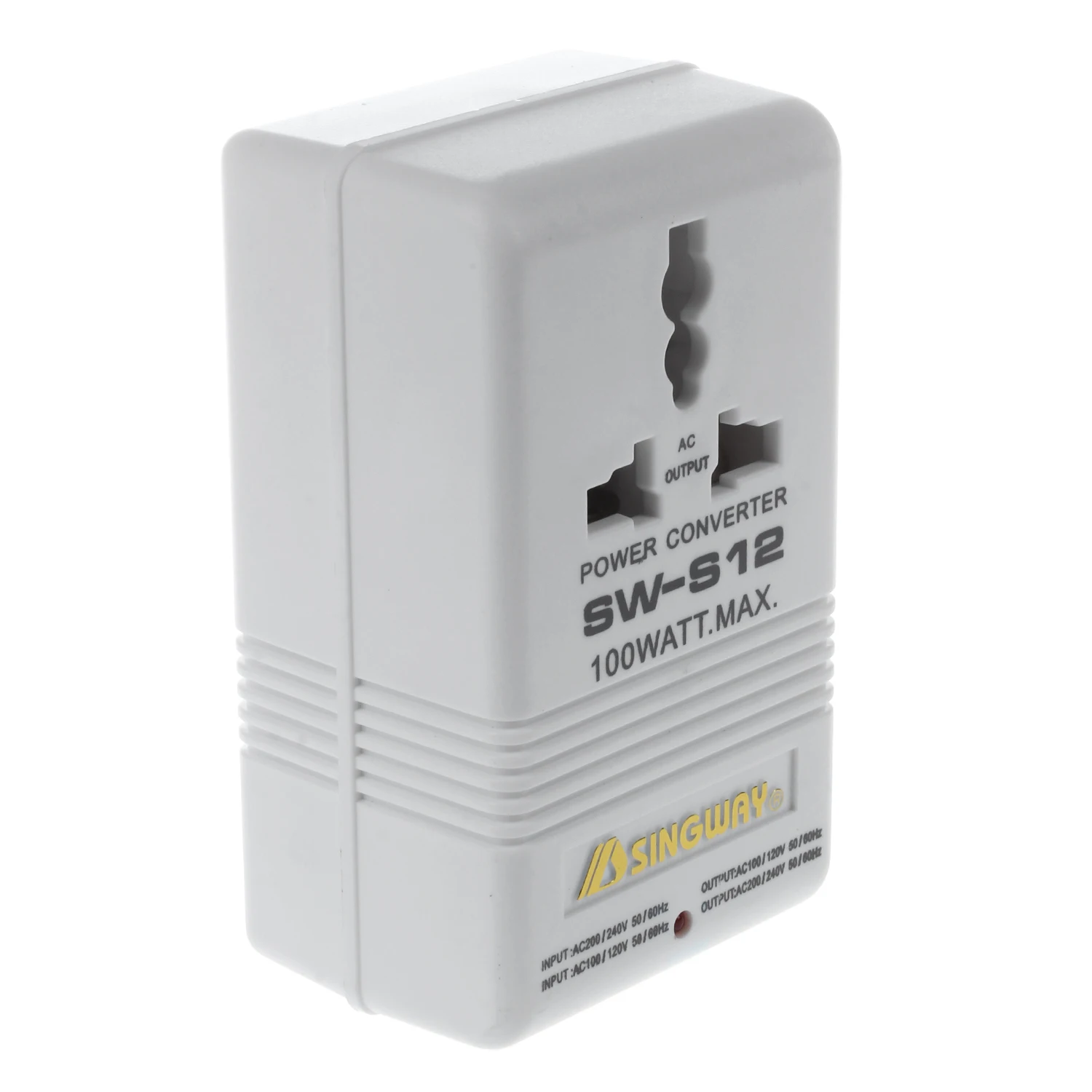 SINGWAY 100W 110V/120V to 220V/240V Step-Up&Down Voltage Converter Transformer Travel White Drop Shipping
SINGWAY 100W 110V/120V to 220V/240V Step-Up&Down Voltage Converter Transformer Travel White Drop Shipping