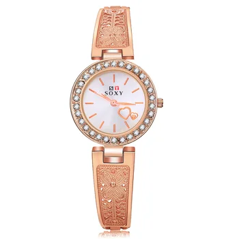 2020 Brand SOXY Women Bangle Watch Popular Bracelet Rhinestone Quartz Watches Unique Designer Ladies Watch relogio feminino
2020 Brand SOXY Women Bangle Watch Popular Bracelet Rhinestone Quartz Watches Unique Designer Ladies Watch relogio feminino
