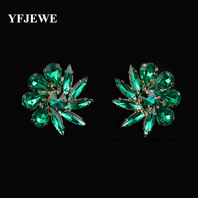 YFJEWE TOP fashion accessories jewelry authentic many colors large droplets shining crystal earring for women E020
YFJEWE TOP fashion accessories jewelry authentic many colors large droplets shining crystal earring for women E020