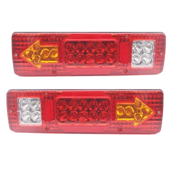 Marlaa 12V Red Amber White 19 LED Waterproof Car Truck LED Trailer Tail Lights Turn Signal Reverse Brake Stop Rear Light
Marlaa 12V Red Amber White 19 LED Waterproof Car Truck LED Trailer Tail Lights Turn Signal Reverse Brake Stop Rear Light