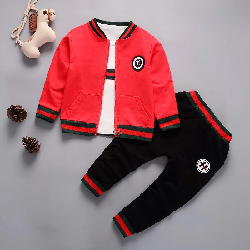 Baby Outing Clothes Spring And Autumn Children's Clothes Small Boys' Long-sleeved Three-piece Suit 9064
Baby Outing Clothes Spring And Autumn Children's Clothes Small Boys' Long-sleeved Three-piece Suit 9064