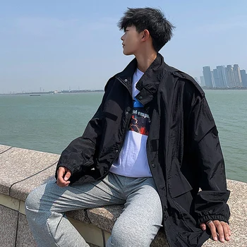 2019 Summer New Korean Version Of The Tide Male Japanese Tooling JacketLoose Ins Couple LargeSize Casual Sun Protection Clothing
2019 Summer New Korean Version Of The Tide Male Japanese Tooling JacketLoose Ins Couple LargeSize Casual Sun Protection Clothing