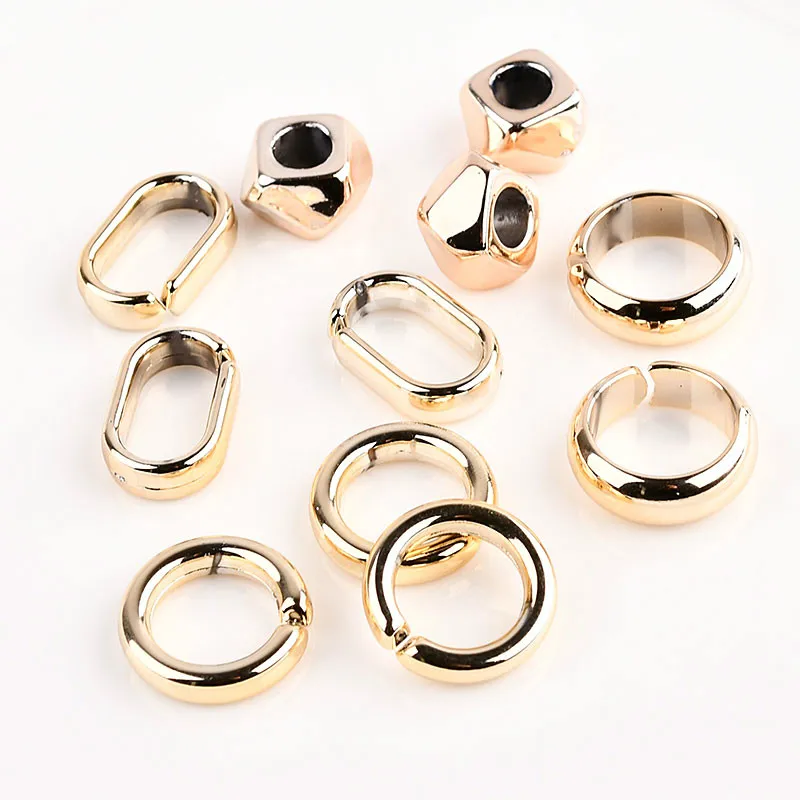 Diy jewelry material plating can open oval shaped bead earrings sweater chain necklace accessories
Diy jewelry material plating can open oval shaped bead earrings sweater chain necklace accessories