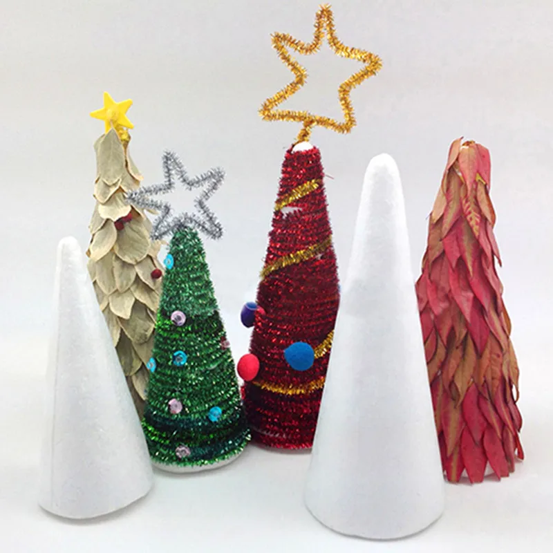 10Pcs DIY Xmas Christmas Tree Styrofoam Foam Craft Circular Cones Modeling Foam Best Christmas Gift 145mm Party Decoration
10Pcs DIY Xmas Christmas Tree Styrofoam Foam Craft Circular Cones Modeling Foam Best Christmas Gift 145mm Party Decoration