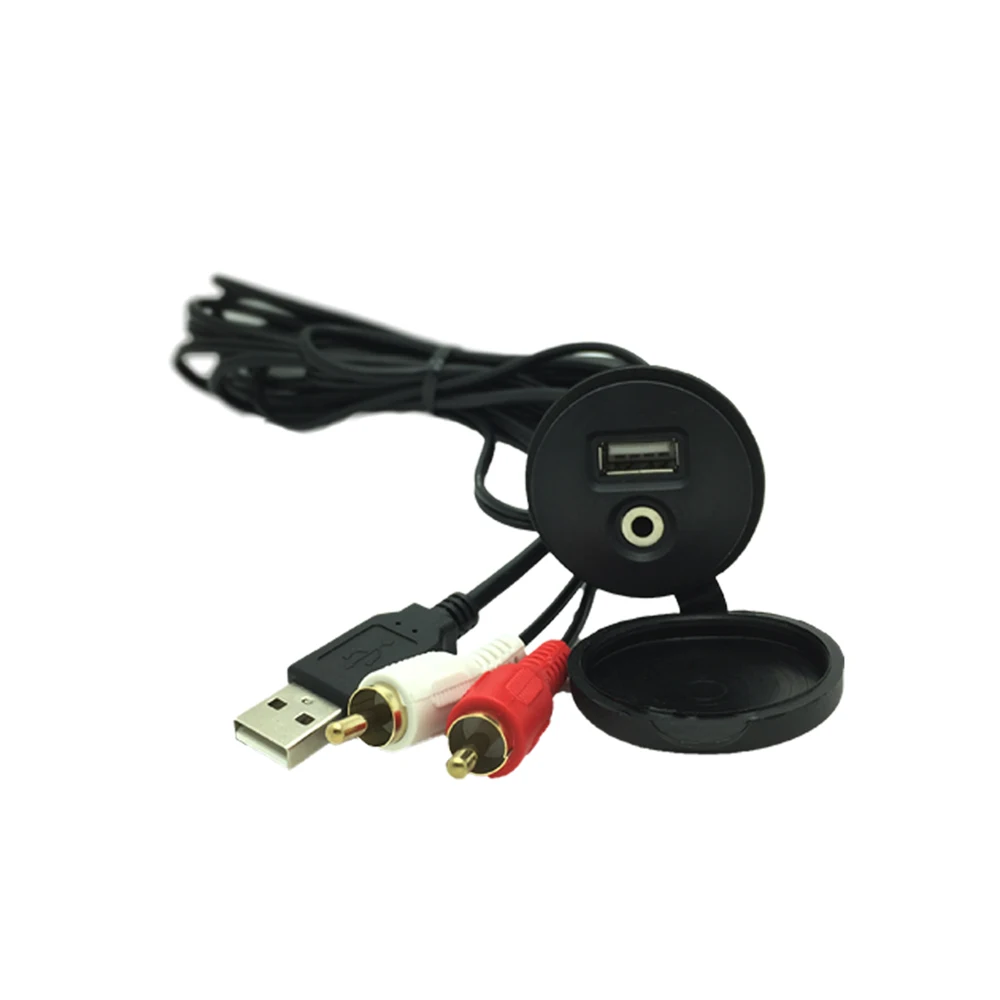 Waterproof USB RCA AUX Extension Cable Boat Car Dash Mount Installation And durable hard plastic and metal Material
Waterproof USB RCA AUX Extension Cable Boat Car Dash Mount Installation And durable hard plastic and metal Material