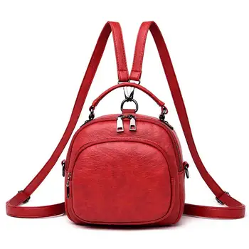 Women Backpacks PU Leather Fashion Small Backpacks With Zipper Casual Shoulders Bag High Quality female backpack rucksack #20
Women Backpacks PU Leather Fashion Small Backpacks With Zipper Casual Shoulders Bag High Quality female backpack rucksack #20