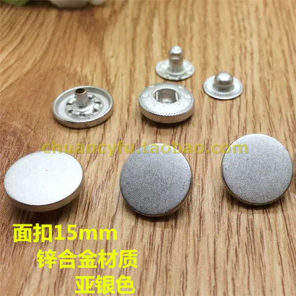 Free Shipping 30 pcs/lot 15mm matte silver zinc alloy metal snap button press button garment bag wallet accessory DIY
Free Shipping 30 pcs/lot 15mm matte silver zinc alloy metal snap button press button garment bag wallet accessory DIY