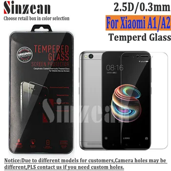 50pcs/lot Sinzean For Xiaomi A2 Tempered Glass For Xiaomi A1 Front Screen Protector 2.5D 0.3mm 9H with retail package
50pcs/lot Sinzean For Xiaomi A2 Tempered Glass For Xiaomi A1 Front Screen Protector 2.5D 0.3mm 9H with retail package