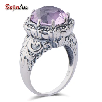 Szjinao Punk personality palace restoring ancient ways purple stone classic ancient silver 925 sterling silver handmade ring
Szjinao Punk personality palace restoring ancient ways purple stone classic ancient silver 925 sterling silver handmade ring