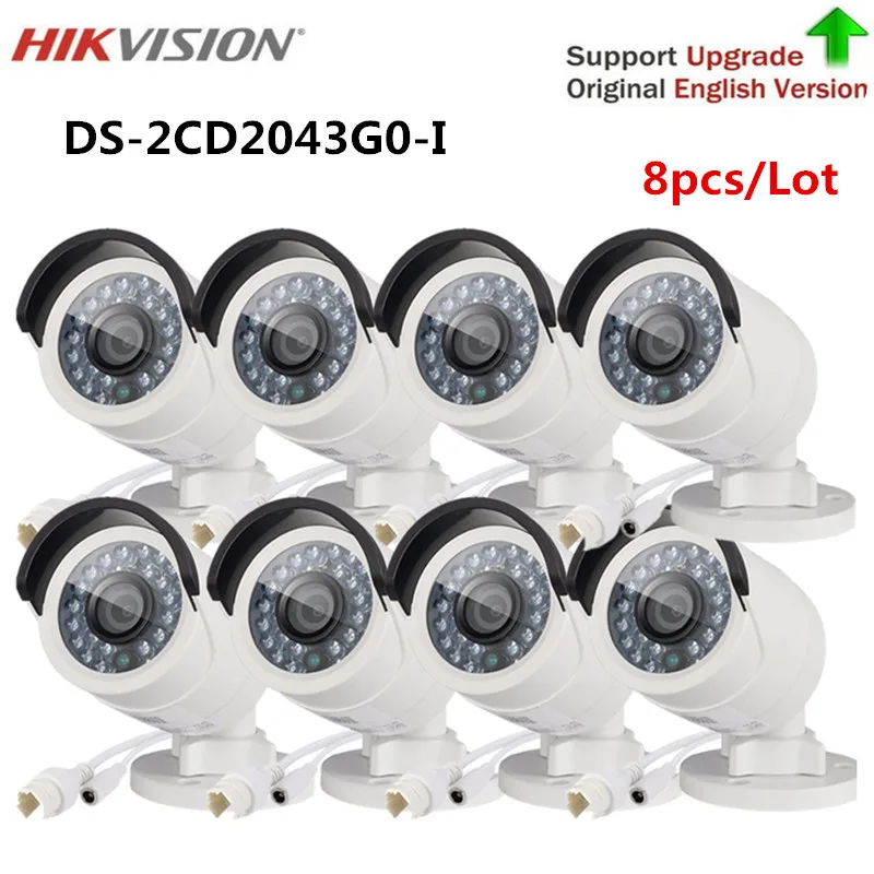 Hikvision security camera 4 MP IR Fixed Bullet IP Camera DS-2CD2043G0-I replace DS-2CD2042WD-I home video surveillance 8PCS/Lot
Hikvision security camera 4 MP IR Fixed Bullet IP Camera DS-2CD2043G0-I replace DS-2CD2042WD-I home video surveillance 8PCS/Lot
