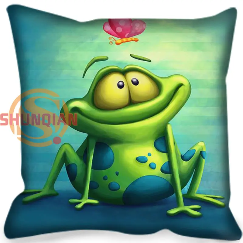 Unique Design frog Style throw Pillowcase Square Zippered Pillow Cover Custom Gift 40x40cm Drop Shipping
Unique Design frog Style throw Pillowcase Square Zippered Pillow Cover Custom Gift 40x40cm Drop Shipping