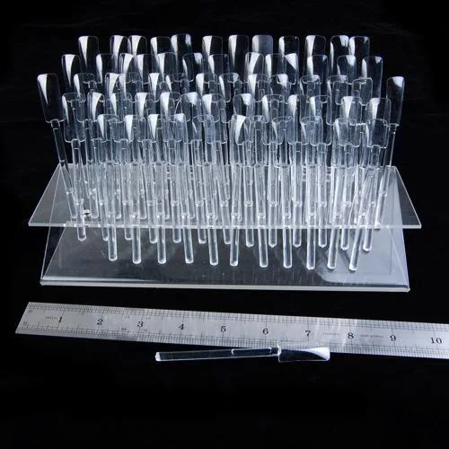 64 UV gel Nail Art Acrylic Tips Samples Sticks Nail Display Stand Rack Practice Tool Transparent for Lady nail DIY
64 UV gel Nail Art Acrylic Tips Samples Sticks Nail Display Stand Rack Practice Tool Transparent for Lady nail DIY